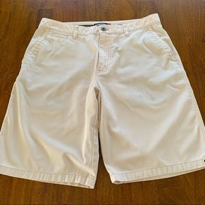 Quiksilver Off White Chino Shorts 31” Waist